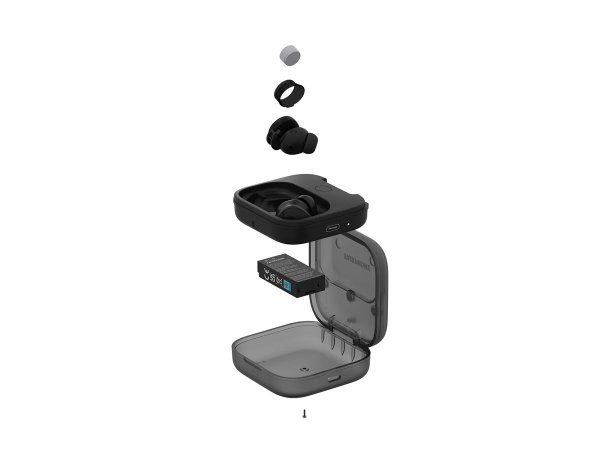 Fairphone Fairbuds True Wireless Earbuds Black v2 - Microfono - 20 KHz