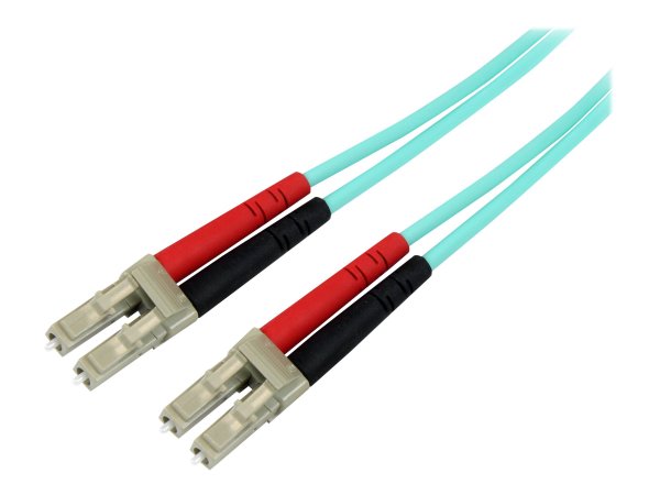 StarTech.com Cavo in fibra ottica multimodale da LC/UPC a LC/UPC OM4 da 1 m - Fibra LOMMF/VCSEL Zipc