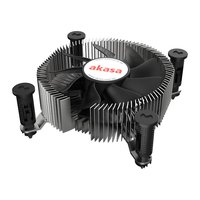 Akasa Intel LGA1700 - Raffreddatore ibrido - 16 dB - 28,71 dB - 33,5 pdc/min - Alluminio - Nero