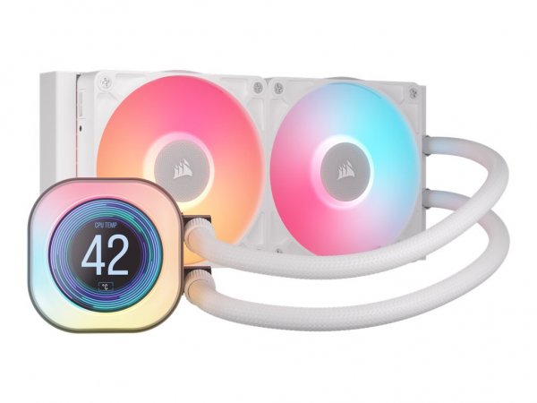 Corsair iCUE Link Titan 240 RX LCD White| AiO-Wasserkühlung - Raffreddamento Cpu - AMD socket AM4 (R