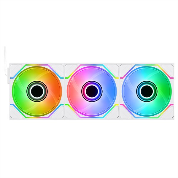Thermaltake Swafan Infinity EX12 ARGB Sync White 3Pack - Case fan - 30 dB