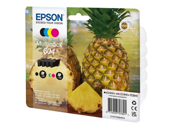 Epson 604 Multipack C13T10G64010 - Originale - Cartuccia di inchiostro