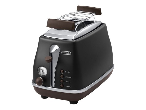 De Longhi CTOV 2103.BK - 2 fetta/e - Nero - Acciaio inossidabile - 900 W - 220 - 240 V - 50 - 60 Hz