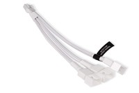 Alphacool 18725 - Cavo splitter RGB - Plastica - Bianco - 4 piedini - 150 mm - 1 pz