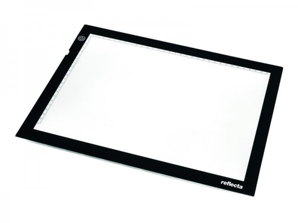 Reflecta LED Light Pad A4 Super Slim - Nero - Cornice per foto singola - 31 x 21 cm - Rettangolare -