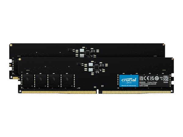 Crucial CT2K16G48C40U5 - 32 GB - 2 x 16 GB - DDR5 - 4800 MHz - 288-pin DIMM