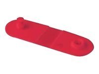 Zebra Red clip 275 per bag