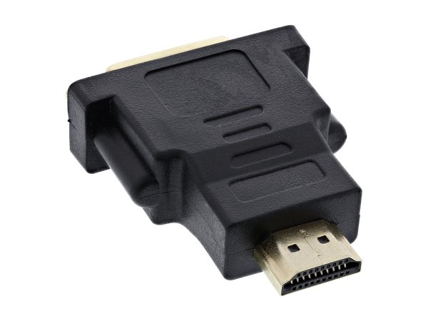 InLine Adattatore HDMI-DVI - Tipo A Maschio a DVI-D 24+1 Femmina - dorato - 4K2K