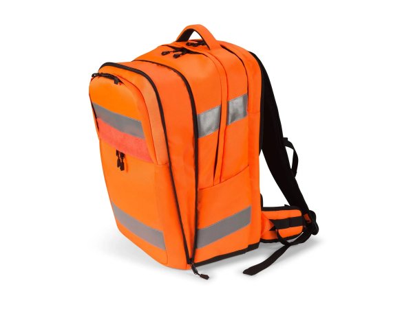 Dicota Rucksack Hi-Vis V-2 32-38 L– Orange - Zaino