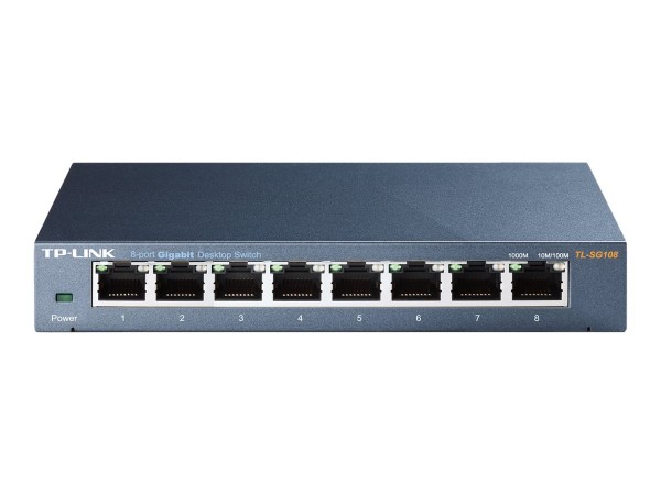 TP-LINK TL-SG108 Switch - Interruttore - 1 Gbps