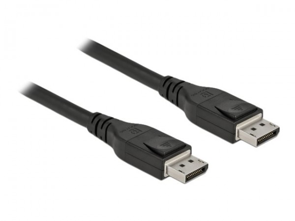 Delock Cavo DisplayPort attivo 8K 60 Hz da 10 m - 10 m - DisplayPort - DisplayPort - Maschio - Masch