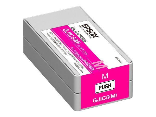 Epson GJIC5(M): Ink cartridge for ColorWorks C831 (Magenta) (MOQ=10) - Inchiostro a base di pigmento