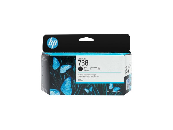 HP 738 Schwarz DesignJet Tintenpatrone - Originale - Cartuccia di inchiostro