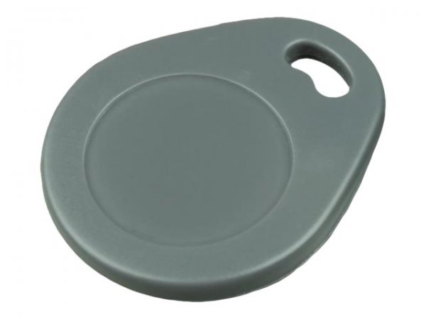 Elatec KeyFob - Grigio - Acrilonitrile butadiene stirene (ABS) - 13.56 MHz - -25 - 75 °C - MIFARE -