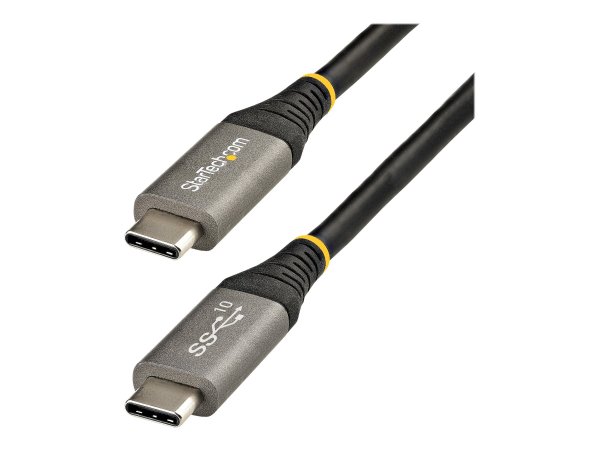 StarTech.com Cavo USB tipo C da 1m - Cavo da USB-C a USB- C certificato USB-IF 10Gbps - Cavo USB 3.2