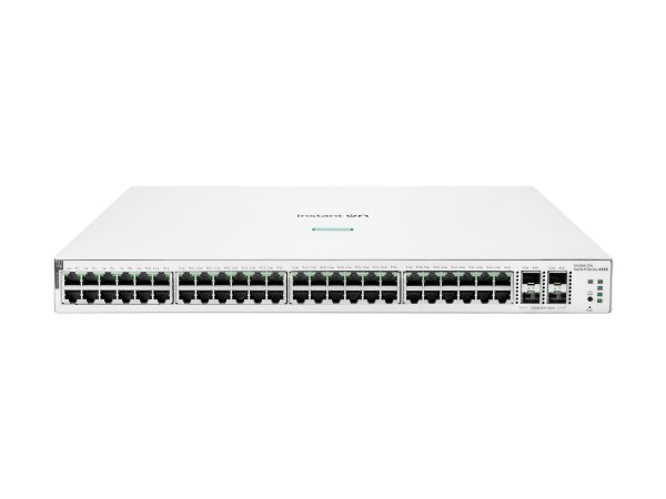 HPE Switch Instant On 1930 48G PoE 4SFP SFP+ 370W JL686B - Interruttore - Vetroresina (lwl)