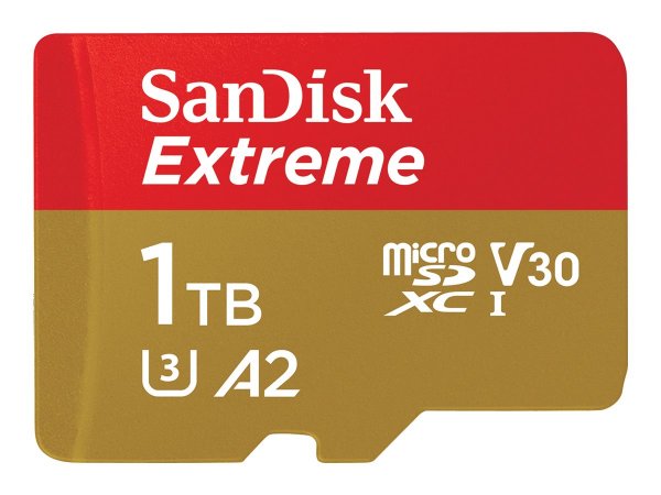 SanDisk Extreme - 1,02 TB - MicroSDXC - Classe 3 - UHS-I - 190 MB/s - Class 1 (U1)