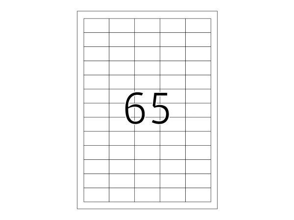 HERMA Etiketten A4 weiß Papier 6500 St. - Etichette/etichette - A4