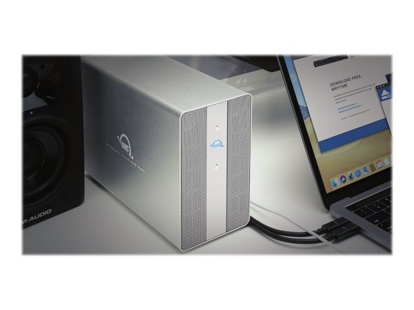 OWC Mercury Elite Pro Dual with 3-Port USB Hub Enclosure - Disk array - SATA 6 GB/s