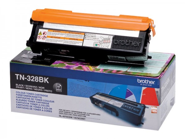 Brother TN-328BK - 6000 pagine - Nero - 1 pz