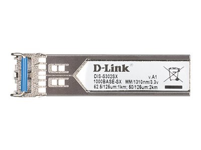 D-Link DIS-S302SX SFP Transceiver - Ricetrasmittente - Vetroresina (lwl)