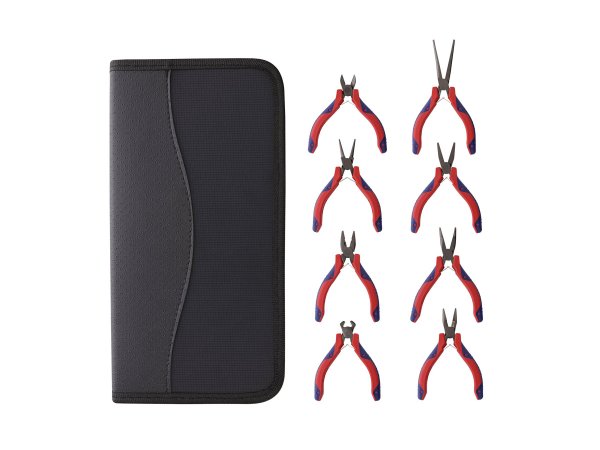 InLine Pinza di precisione per l'elettronica in valigetta - assortimento 8pz