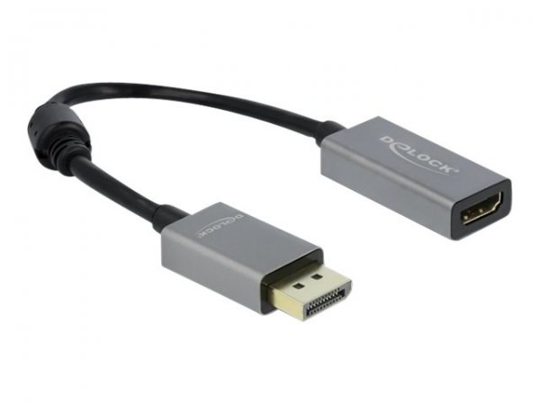 Delock DisplayPort attivo da 1.4 per HDMI Adattatore 4K 60 Hz (HDR) - 0,2 m - DisplayPort - HDMI tip
