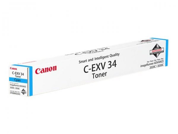 Canon C-EXV 34 C - 3783b002 - AQ - Toner cyan - Originale - Unità toner
