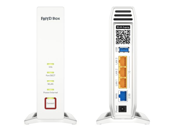 AVM FRITZ!Box 4060 - Wireless Router - 3-Port-Switch - GigE, 2.5 GigE - 802.11a/b/g/n/ac/ax - Dual-B