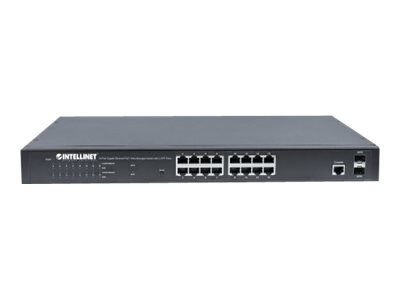 Intellinet PoE+ Web-Managed Switch with 2 SFP Ports - Interruttore - 1 Gbps