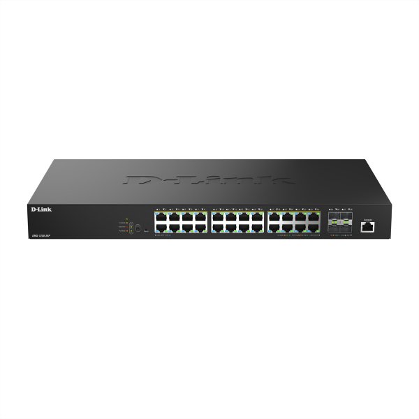 D-Link 28-P PoE Multi-DMS-1250-28P/EGigabit Smart Managed Switch 2 - Interruttore - 200 Gbps