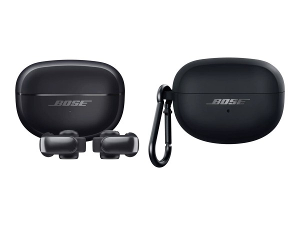 Bose Kopfhörer 881046-0010 Ultra Open Earbuds Schwarz - Microfono - Regolatore di volume