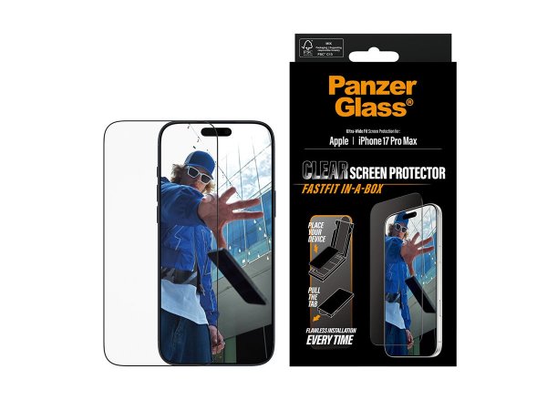 PanzerGlass Ultra Wide Fastfit iPhone 17 Pro Max
