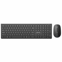Alogic Echelon BT Wireless Mouse+ Keyboard German Black - Tastatur - QWERTZ - Tastiera - QWERTZ
