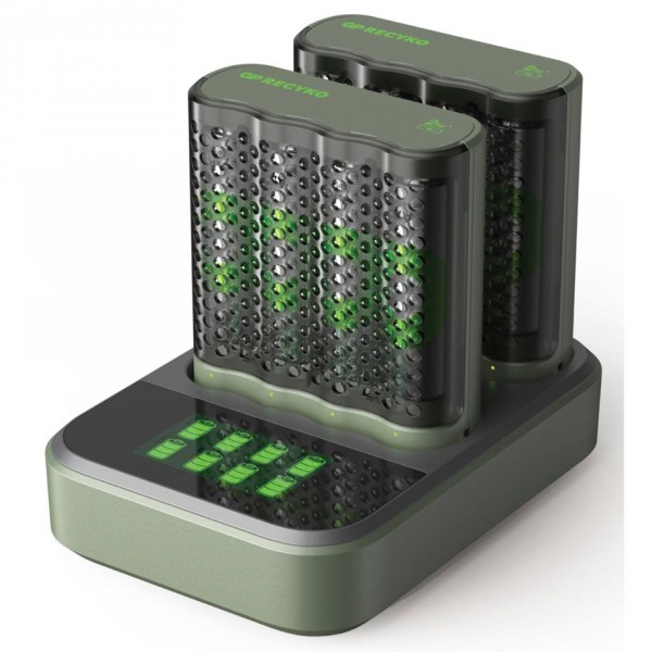 GP Battery M452 Dockingstation Rundzellen-Ladegerät NiMH Micro AAA Mignon AA - Ladegeraet - Caricaba