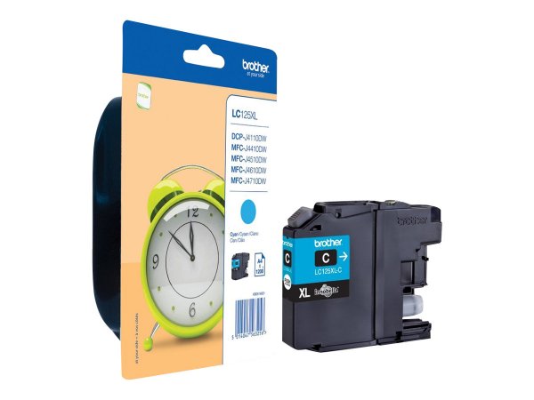 Brother LC-125XLC - Originale - Ciano - DCP-J4110DW - MFC-J4410DW - MFC-J4510DW - MFC-4610DW - MFC-4