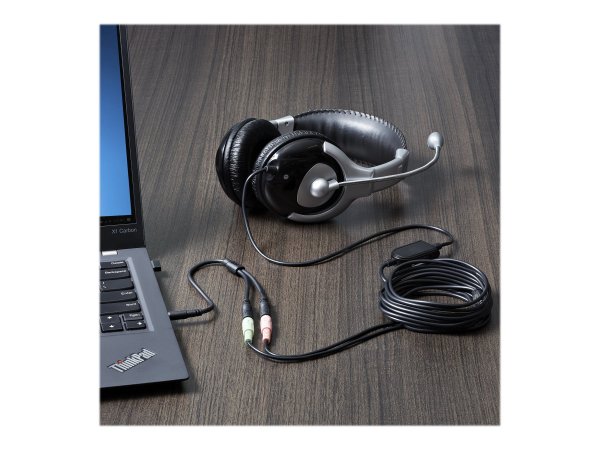 StarTech.com Klinke Audio Y-Kabel -. auf. Headset Adapter für Headsets mit - Adattatore - Audio/mult