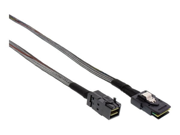 InLine Cavo Mini-SAS HD - da SFF-8643 a SFF-8087 - con banda laterale - 1m