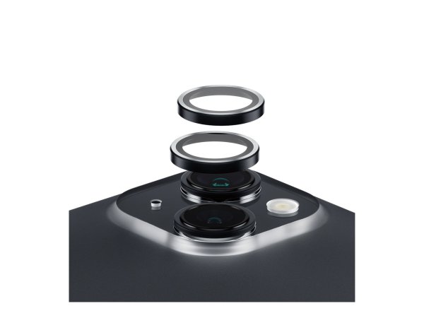 PanzerGlass Hoops Vetro Proteggi Fotocamera iPhone 15 | 15 Plus | Black - Apple - Apple - iPhone 15