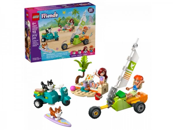 LEGO 42641 Friends Strandabenteuer mit Hunden