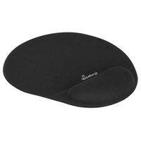 MEDIARANGE MROS250 - Nero - Monocromatico - Tessuto - Riposo del polso - Barra appoggiaferro antisci