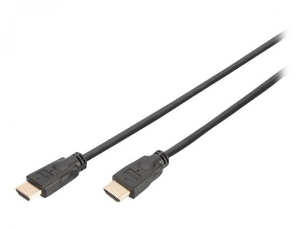 DIGITUS HDMI Premium High Speed con cavo di collegamento Ethernet - 1 m - HDMI tipo A (Standard) - H