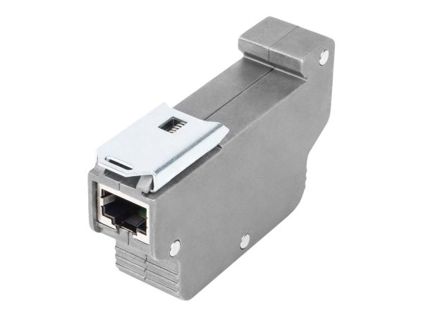 DIGITUS Surge protector PoE (RJ45) - montaggio su guida DIN - indoor - Grigio - Zinco - IP40 - Cina