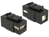 Delock Keystone module USB 2.0 A female > USB 2.0 B female