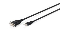 DIGITUS Adapterkabel USB2.0 - RS232 FTDI FT232RNL - Cavo - Digitale/dati