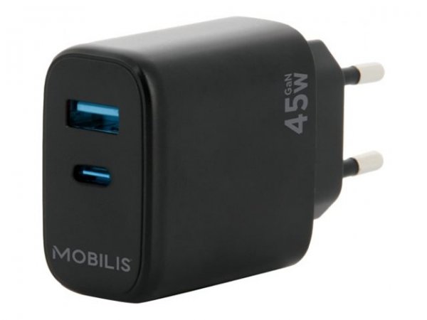 Mobilis Wall Charger - 45W - 1 USB A+ 1 C