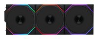 Lian Li UNI FAN TL Wireless Lüfter ARGB PWM 3er-Pack - 120 mm schwarz - 34 dB - 2600 rpm