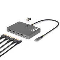 StarTech.com Usb-C to Quad HDMI Adapter - Adattatore - Digitale/dati