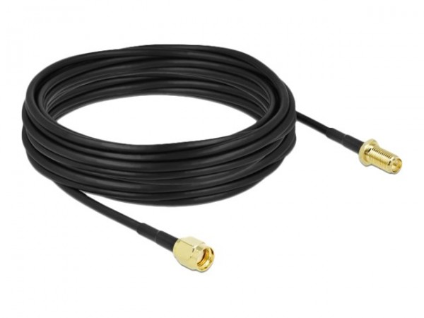 Delock Antennenkabel SMA Stecker zu Buchse LMR - Cavo - Antenna/tv