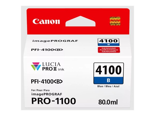 Canon PFI 4100 B Bla Blækbeholder - Originale - Cartuccia di inchiostro